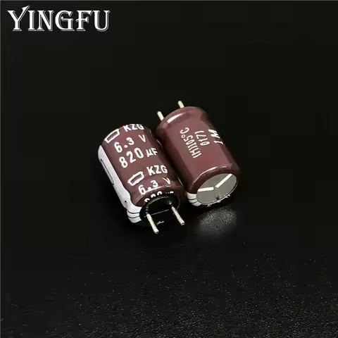 10Pcs/100Pcs Nippon Chemi-con NCC KZG 8x12mm Super Low ESR 6.3V820uF Motherboard Aluminum Electrolyt