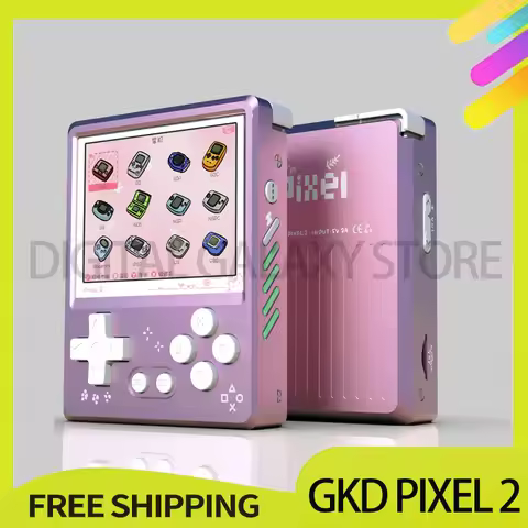 Gkd Pixel 2 Game Console Handheld Retro Portable Mini Game Player 2.4 Inch IPS 640x480px Screen RK33