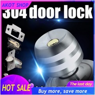 【big sale】Door knob main yale door round handle Entrance Lock set With 3 Key amerilock 304 stainless