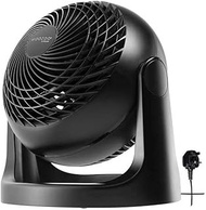 Iris Ohyama, Powerful and Quiet Tabletop Fan, 360 ° Adjustable Angle - Woozoo - PCF-HE18 - Plastic, Black, 31 W, 23 m sq, 21,4 x 27,8 x 29,3 cm [UK Model]