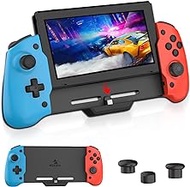 NexiGo Switch Controller for Handheld Mode, Ergonomic 6-Axis Gyro and Dual Motor Vibration Controller for Nintendo Switch, Compatible with All Games of Switch, Not for OLED, Classic