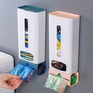 Garbage Bag Storage Handy Tool Wall-Mounted Household Kitchen Plastic Bag Extraction Box Collector C