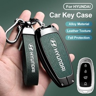 DTH Hyundai Car Key Case For Sonata Nexo DN8 Santafe2021-2023 Tucson2022-2023 TM NX4 Staria Ioniq So