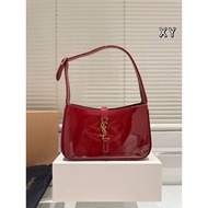 Gift Box Packaging Patent LEATHER YSL Milky Saint Laurent Underarm BAG Handbag YSL Saint Laurent Sai