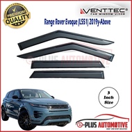 Venttec Premium Acrylic 3mm Door Visor (Made in Malaysia) 3' Compatible With Range Rover Evoque L551