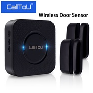 Calltou Wireless Door Open Buzzer เซ็นเซอร์ประตูพร้อมออด 55 ชิ้น 5 ระดับเสียง 150M ช่วงไฟ LED แสดงสถ