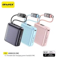 AWEI CCC 22.5W 10000MAH FAST CHARGE POWERBANK C1