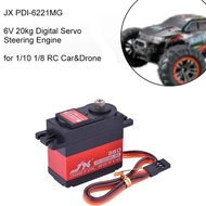 JX PDI 6221MG 20KG 4.8V-6V Torque 360° Digital Servo For 1/10 1/8 RC Car Boat JX PDI-6221MG-360 20KG