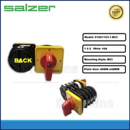 SALZER CHANGEOVER SELECTOR SWITCH 1-0-2  16A  3P (S1661153-1-B03)
