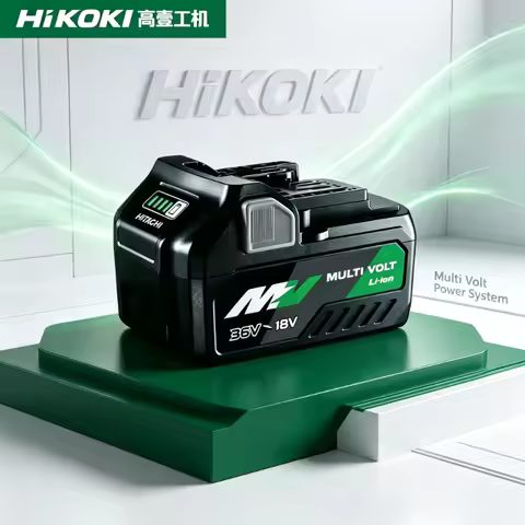 HiKOKI 5.0Ah BSL36A18 Battery With UC18YFSL Charger For Hitachi HiKOKI 18V/36V MV Tools, Multi Volt 