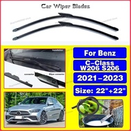 2pcs For Mercedes Benz C-Class W206 S206 2021 2022 2023 C180 C200 C220d C300d C300 C400 e Car Front 