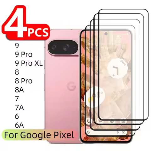 1/2/3/4PCS For Google Pixel 9 Glass Pixel 9 Pro Glass Full Cover 9H Screen Protector Google Pixel 9 