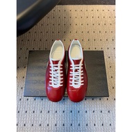 Dries Van Noten Ladies Early Spring Leather Retro Casual German Training Sneakers