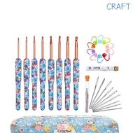 CRAFTML crochet hook set Knitted needle ergonomic crochet hook set crochet hook  crochet hooks