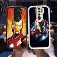Q-1 Iron Man Black white Case for OPPO A5i A9 A5 2020 Pro
