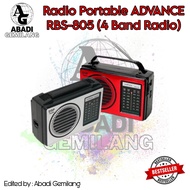 Radio Portable Advance RBS-805 (4 Band Radio) / Radio Advance RBS805 ORI