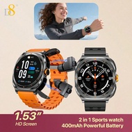 D8 Smart Watch With Earbuds, 2 In 1 Music Play Sports Watch For IOS/Android Phones Fitness Tracker W