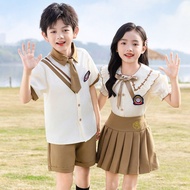 JK Primary School Uniform Suit School Uniform British Preppy Style White Shirt Graduation Uniform Ph