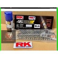 RK BLG 415 KLO ORing Black Gold O Ring Chain 415 X 132L (Free Chain Cleaner) RANTAI EMAS SPROCKET RK