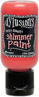 Dylusions Shimmer Paint 1oz-Fiery Sunset -DYU-81371