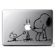 Snoopy & Woodstock Doing BBQ Stickers - Laptop Decal Macbook Sticker
