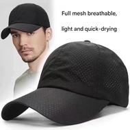 Four Seasons Outdoor Sports Hat Men's Fashion Quick-Dry Lightweight Baseball Cap Topi Sukan Luar Emp