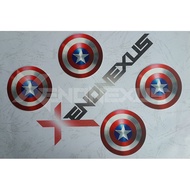 Captain America Shield sticker