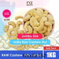 nutrients rich in protein ❈FYZ Herbs JUMBO Raw - Not Roasted Cashew Nut  Kacang Gajus JUMBO Size W18
