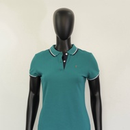 COLLEZIONE C2 COUPLE SHIRT 21ET1K024 BGREEN Pique Women Polo Shirt Custom Fit Key logo Filipino Made