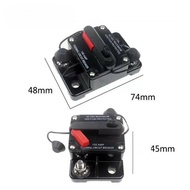 Hot Sale RISIN 50A 60A 80A 100A 200A Circuit Breaker 12V 24V 48V DC Car Truck Audio Auto Resettable 