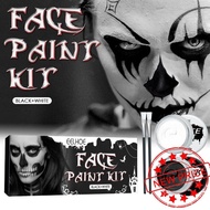 Halloween Black White Body Painting Face Makeup Paint W3j6
