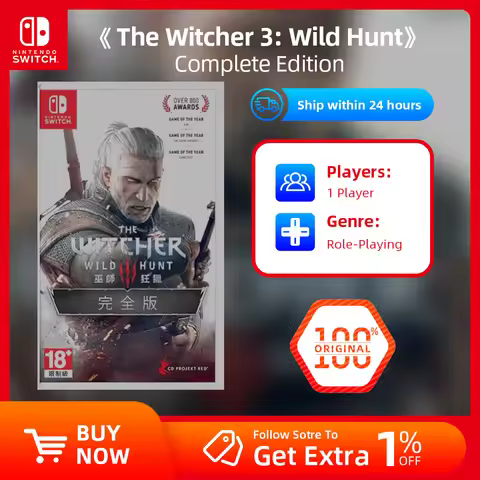 Nintendo Switch Game Deals - The Witcher 3 Wild Hunt Complete Edition (2 DLC's included) - Games Phy