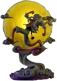 Lighting Luffy Figures, Luffy Running to The Moon Figure Statue 28cm/11inch Cartoon Anime Collection