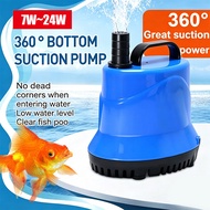 7W 12W 25WAquarium Pump Circulating Filter Bottom Suction Submersible Fountain Pond Hydroponic