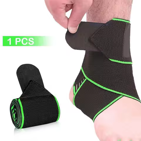 1 PCS Breathable Ankle Brace Wrap Adjustable Ankle Stabilizer for Heel Pain Injury Recovery Protecto