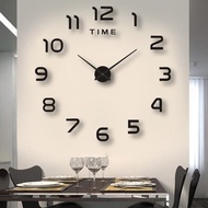 {Best-selling party decoration} เข็มควอตซ์ติดด้วยตนเอง,อะคริลิค DIY ผนังสติ๊กเกอร์กระจกนาฬิกาติดผนังขนาดใหญ่3D ดูนาฬิกาแขวนกาวในตัว
