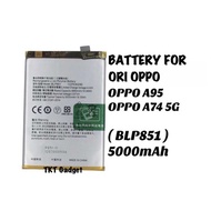 COMPATIBLE BATTERY FOR ORI OPPO A95 / OPPO A74 5G ( BLP851 ) 5000mAh