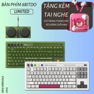 8BitDo Retro Mechanical Keyboard with Bluetooth/2.4G/USB-C, Hot Swap, Aluminum Plate 8BitDo Keyboard