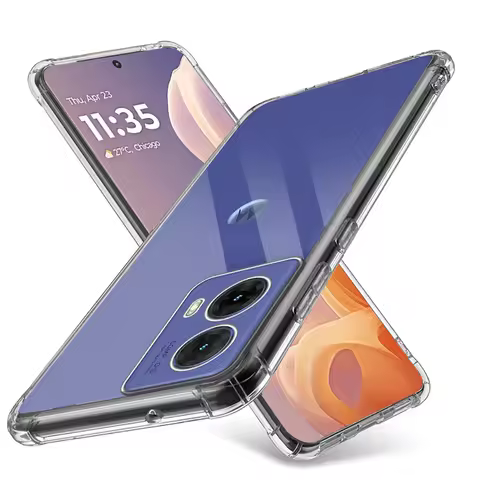 Ultra Thin Clear Silicone Case For Motorola Moto G85 5G 2024 Airbag Shell Transparent Back Cover Mot