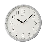 [TimeYourTime] Seiko Clock QHA007SL White Analog Quartz Quiet Sweep Arabic Numerals Wall Clock QHA007S QHA007