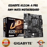 [GIgabyte A520M K V2 AM4] M-ATX MOTHERBAORD Combo Deal RYZEN/5500/5600/5600G/5600X/5700X/5700G
