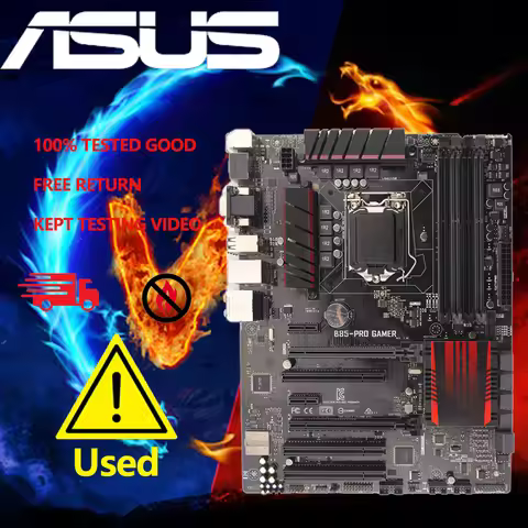 ASUS B85-PRO GAMER Motherboard 1150 Motherboard DDR3 Core i7 4790K i5 4670K Cpus Intel B85 PCI-E 3.0
