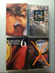 3盒$100 經典懷舊英文歌雜錦精選 卡式錄音帶 English pop songs various artists cassette tape WEA Everlasting loves songs