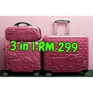 Hello Kitty Travel Luggage Big Stripe Luggage Mickey Mouse Travel Luggage