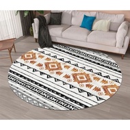 Round Carpet - 5D Bali Round Carpet - Decorative Carpet Size 1Mx1M