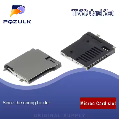 9Pin Micro SD Card Slot Connectors T-Flash Common Style Size 14*15mm TF Card Deck Self Acting Card S