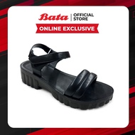 Online Exclusive Bata บาจา รองเท้าลำลองรัดส้น แฟชั่น สวมใส่ง่าย น้ำหนักเบา รองรับน้ำหนักเท้า สูง 1.5 นิ้ว สำหรับผู้หญิง สีดำ 5806205 สีชมพู 5805205