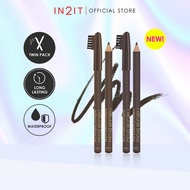 IN2IT Natural Brow Waterproof Eyebrow Liner (NBT) [Halal Certified]
