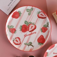 Piring Keramik Korea Lucu Multi Variasi 20cm 1 Lusin