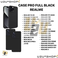 CASE 3D BLACK PRO CAMERA REALME 3/5/5I/5S/5 PRO/6/6 PRO/7/7i/7 PRO/8 4G/8 PRO/8 5G/8i/9 PRO 5G/9 4G/